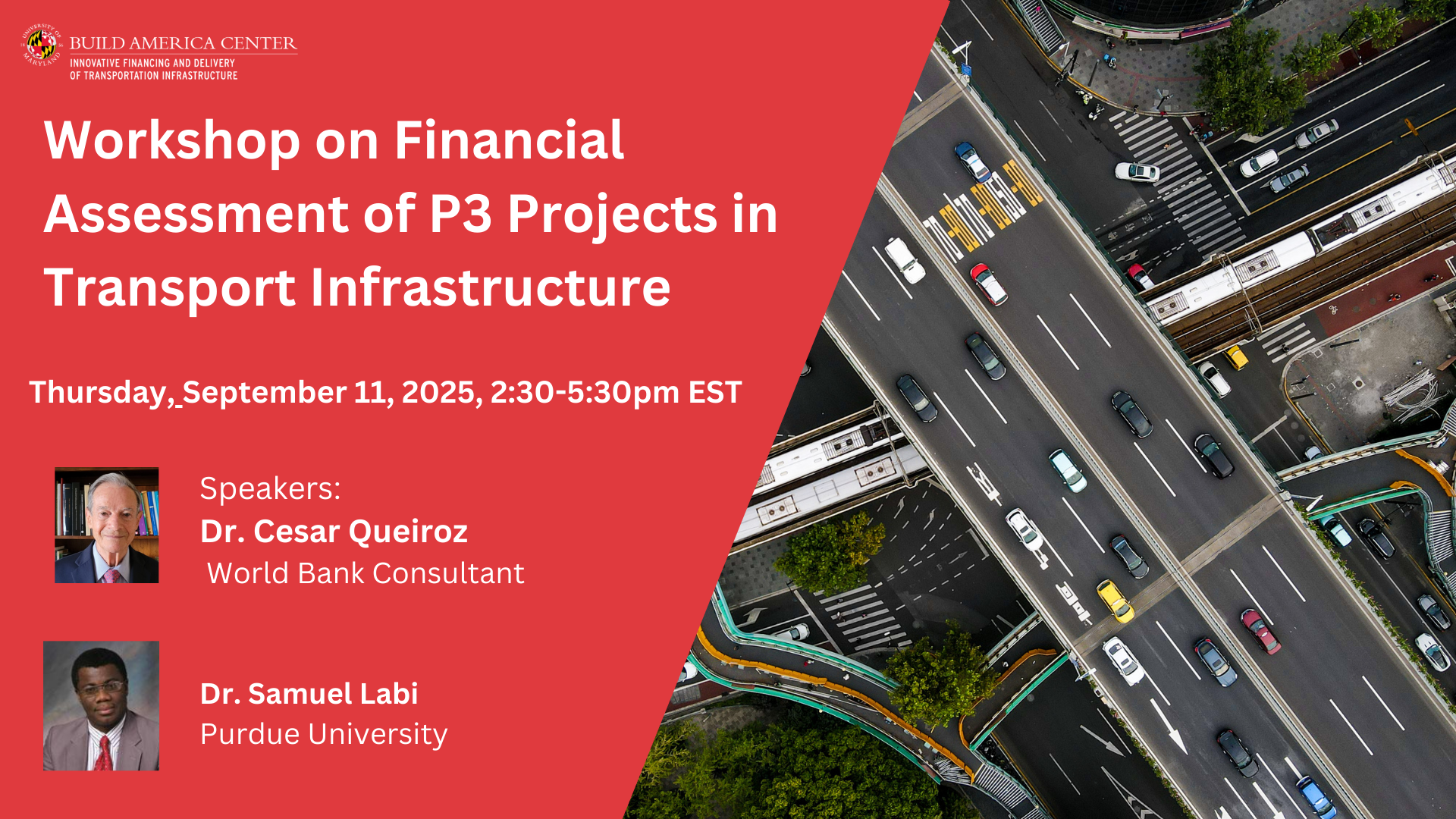 Workshop: Financial Assessment of P3 Projects in Transport Infrastructure