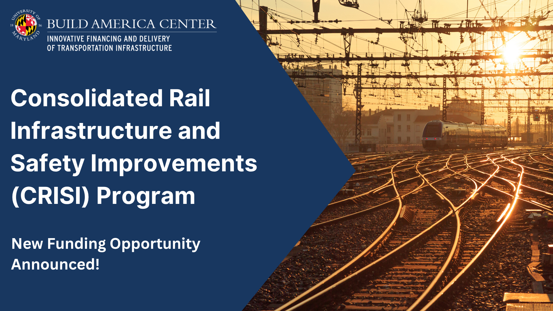 Notice of Funding Opportunity:Consolidated Rail Infrastructure and Safety Improvements (CRISI) Grant Program