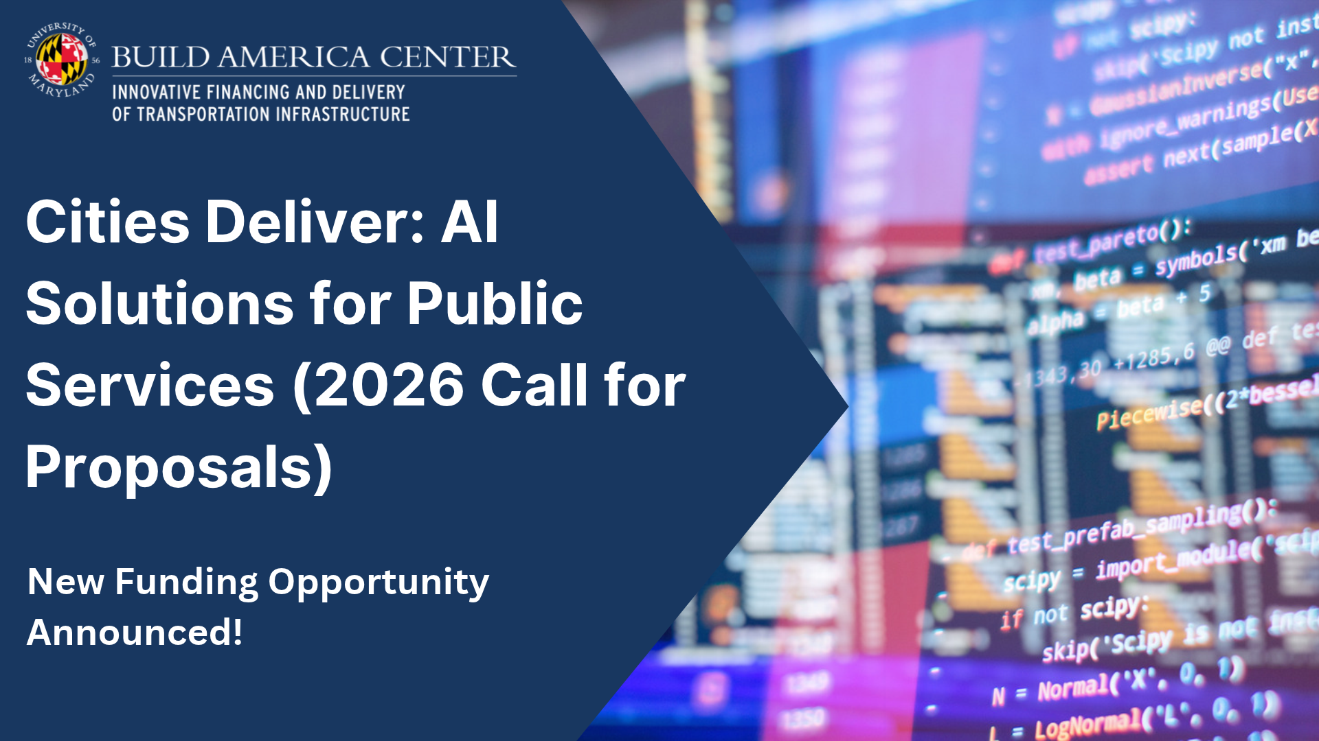 Notice of Funding Opportunity: Cities Deliver: AI Solutions for Public Services (2026 Call for Proposals)